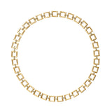 Square Link Diamond Necklace