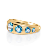 London Blue Topaz Gypsy ring