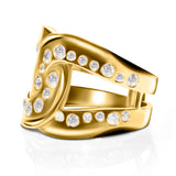 Diamond Interlocking Ring