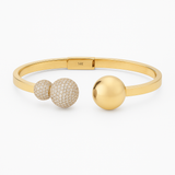 Diamond Ball Cuff Bracelet