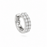 White Gold Double Diamond Ear Cuff