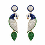 Gold Parrot Earrings