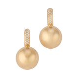 Diamond Ball Earrings