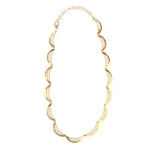 Wavy Diamond Necklace