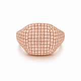 Diamond Pinky Signet Ring