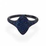 Blue Sapphire Marquis Ring