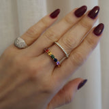 Diamond Pinky Signet Ring