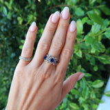 Kyanite Diamond Ring