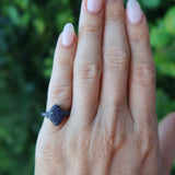 Blue Sapphire Marquis Ring