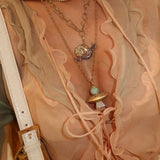 Yellow Gold Large Oval Link Chain Necklace