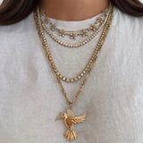 Yellow Gold Mariner Chain Necklace