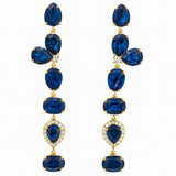 Kyanite Diamond Drop Earrings