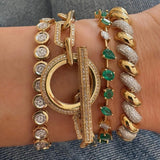 Diamond Coil Bracelet