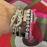 Diamond Toggle Link Bracelet