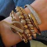 Diamond Toggle Link Bracelet