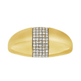 Puffy Diamond Line Ring