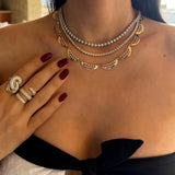 Wavy Diamond Necklace