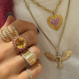 Diamond Eagle Pendant