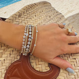 Double Coil Diamond Bracelet