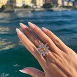Daisy Diamond Ring