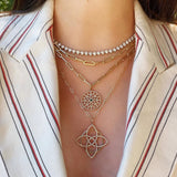 Diamond Celtic Knot Pendant