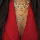Diamond Celtic Knot Pendant