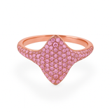 Pink Sapphire Marquis Ring