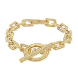 Diamond Toggle Link Bracelet
