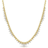 Diamond Ball Chain Necklace